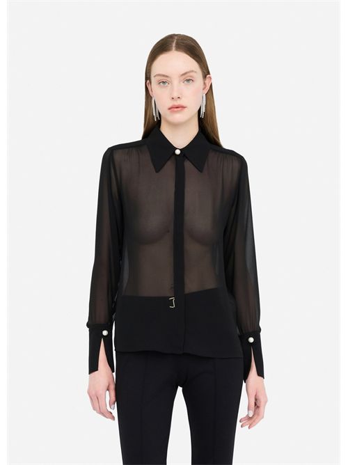 Camicia con perle LIU JO | CF5302TS869/22222